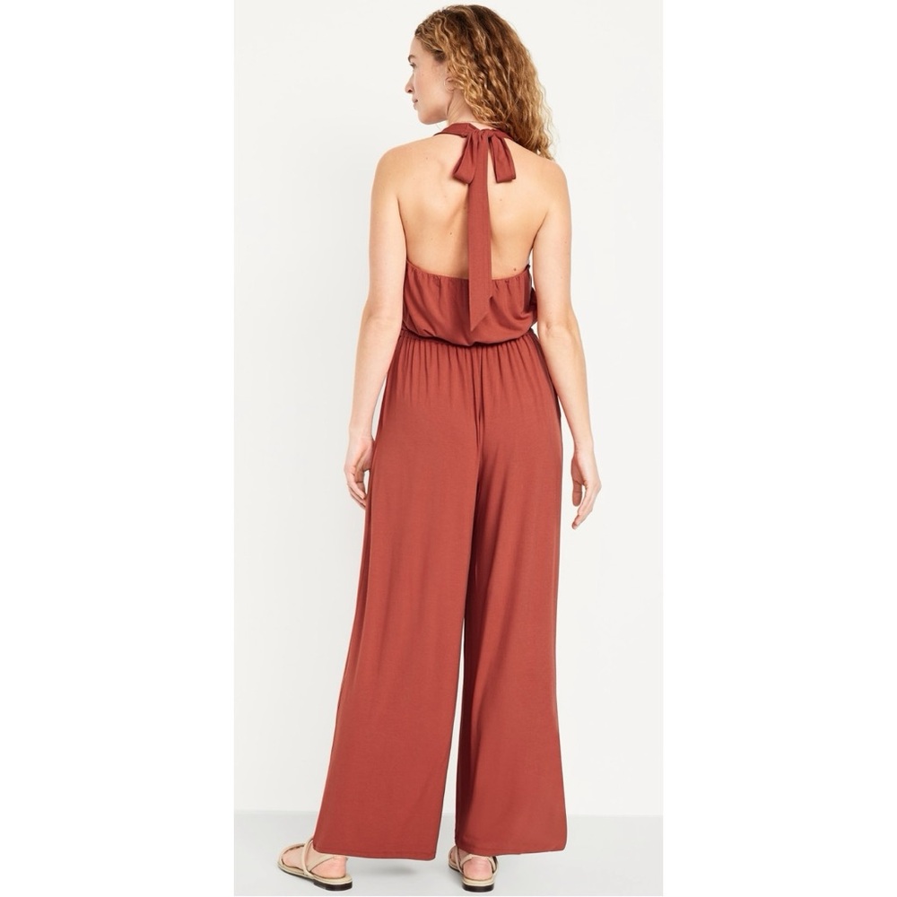 Old Navy Waist Defined Halter Jumpsuit - XL - NWT! - Picture 5 of 7